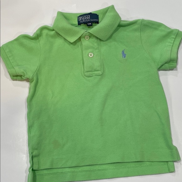 Polo by Ralph Lauren Kids Lime Polo Shirt - Picture 1 of 4
